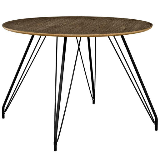 Satellite Circular Dining Table 2670-WAL-SET