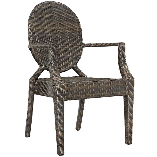 Casper Dining Outdoor Patio Armchair 2683-BRN