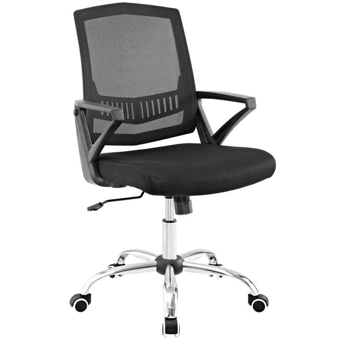 Proceed Mid Back Upholstered Fabric Office Chair 2684-BLK