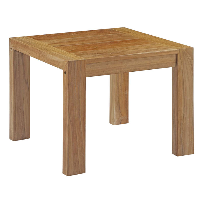 Upland Outdoor Patio Wood Side Table 2709-NAT