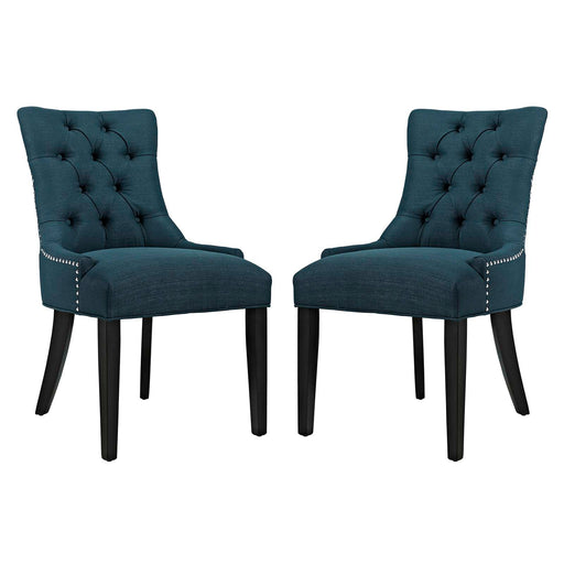 Regent Dining Side Chair Fabric Set of 2 2743-AZU-SET