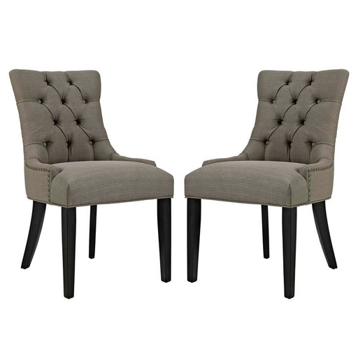 Regent Set of 2 Fabric Dining Side Chair 2743-GRA-SET