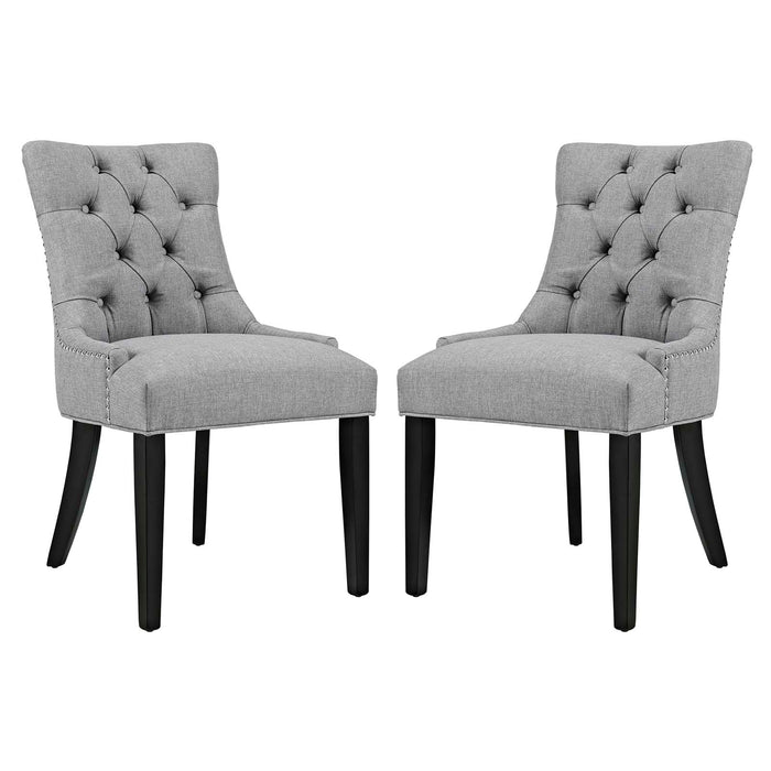 Regent Dining Side Chair Fabric Set of 2 2743-LGSET