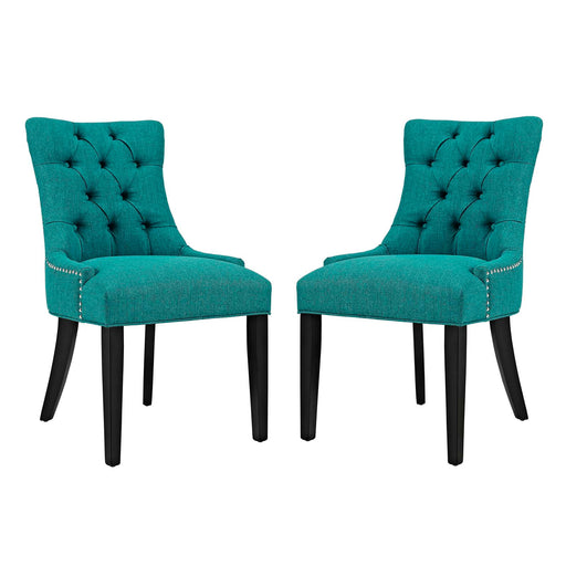 Regent Dining Side Chair Fabric Set of 2 2743-TEA-SET