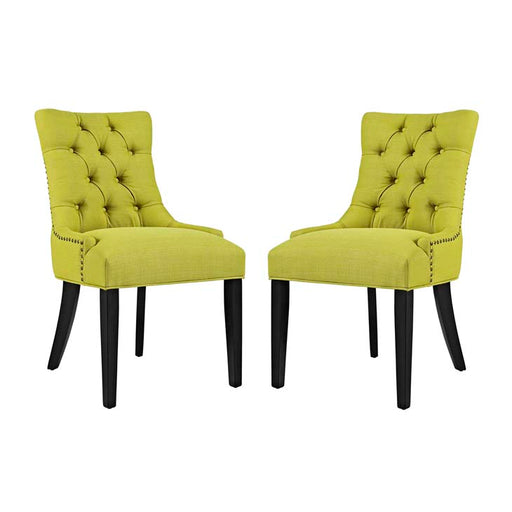 Regent Set of 2 Fabric Dining Side Chair 2743-WHE-SET