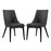 Viscount Dining Side Chair Vinyl 
Set of 2 2744-BLK-SET