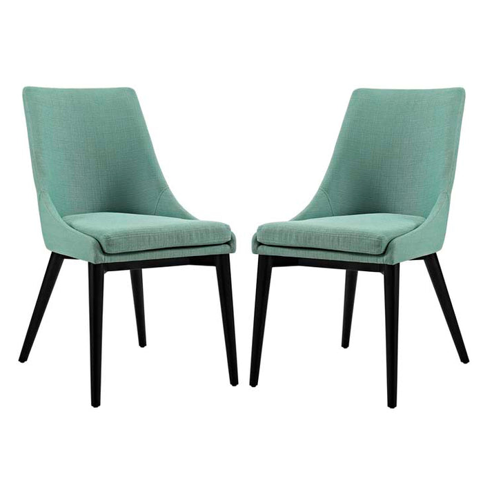 Viscount Set of 2 Fabric Dining Side Chair 2745-LAG-SET