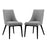 Viscount Set of 2 Fabric Dining Side Chair 2745-LGR-SET