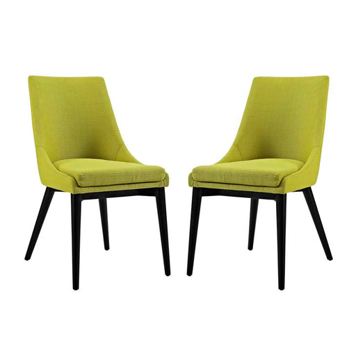 Viscount Set of 2 Fabric Dining Side Chair 2745-WHE-SET