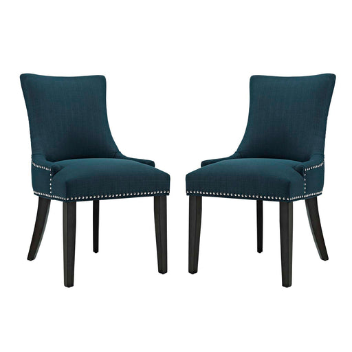 Marquis Dining Side Chair Fabric Set of 2 2746-AZU-SET