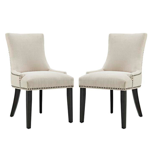 Marquis Set of 2 Fabric Dining Side Chair 2746-BEI-SET