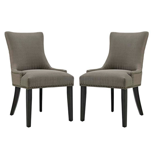 Marquis Set of 2 Fabric Dining Side Chair 2746-GRA-SET