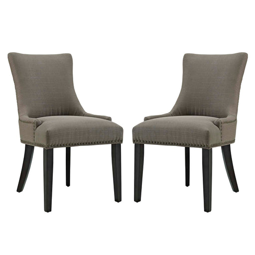 Marquis Dining Side Chair Fabric Set of 2 2746-GRA-SET