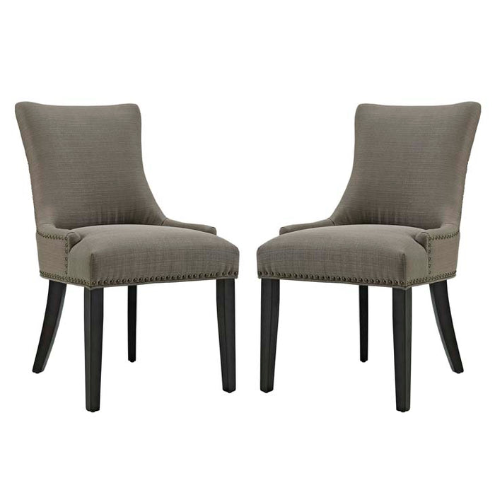 Marquis Set of 2 Fabric Dining Side Chair 2746-GRA-SET