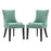 Marquis Set of 2 Fabric Dining Side Chair 2746-LAG-SET