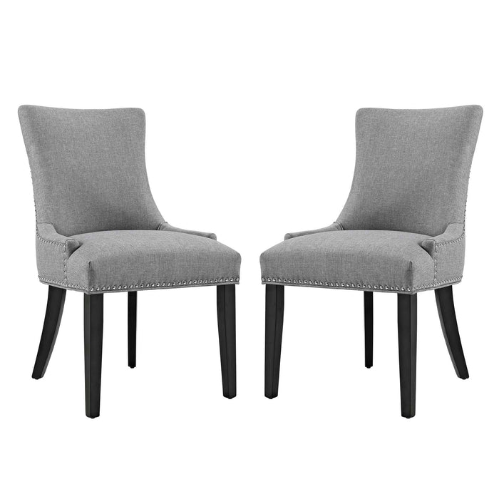 Marquis Dining Side Chair Fabric Set of 2 2746-LGSET