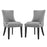 Marquis Set of 2 Fabric Dining Side Chair 2746-LGR-SET