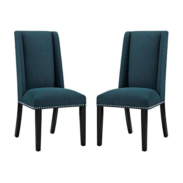 Baron Set of 2 Fabric Dining Chair 2748-AZU-SET