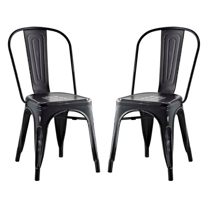 Promenade Set of 2 Dining Side Chair 2749-BLK-SET