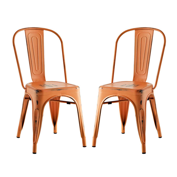 Promenade Dining Side Chair Set of 2 2749-ORA-SET