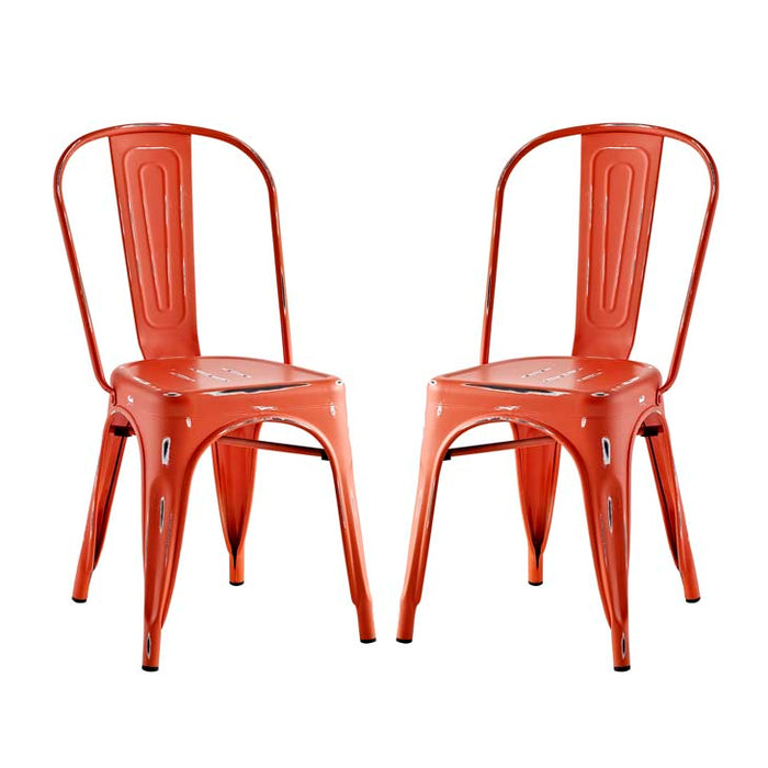 Promenade Set of 2 Dining Side Chair 2749-RED-SET