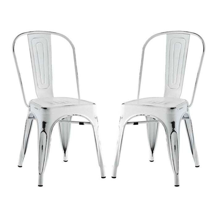 Promenade Set of 2 Dining Side Chair 2749-WHI-SET