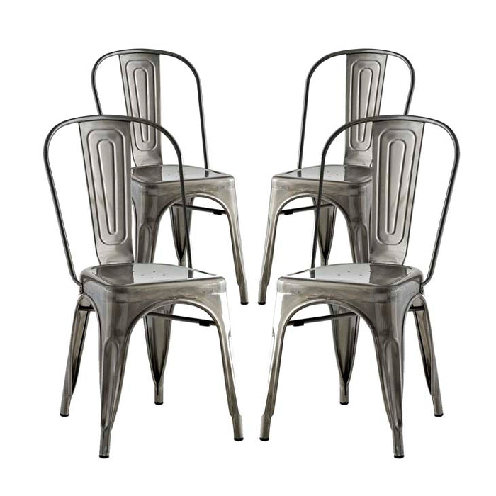 Promenade Set of 4 Dining Side Chair 2750-GME-SET