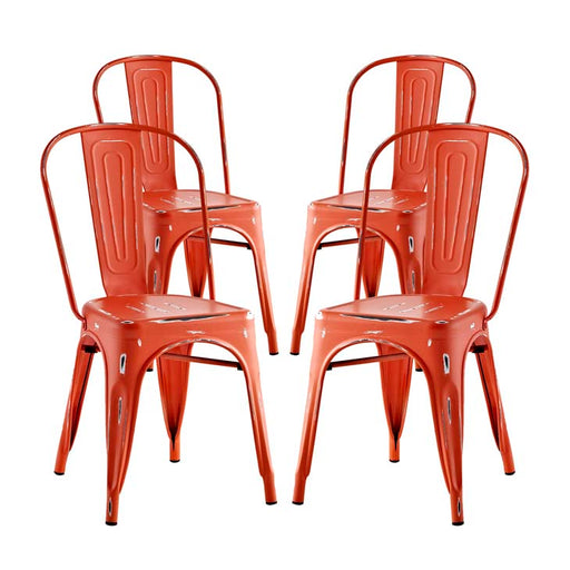 Promenade Set of 4 Dining Side Chair 2750-RED-SET