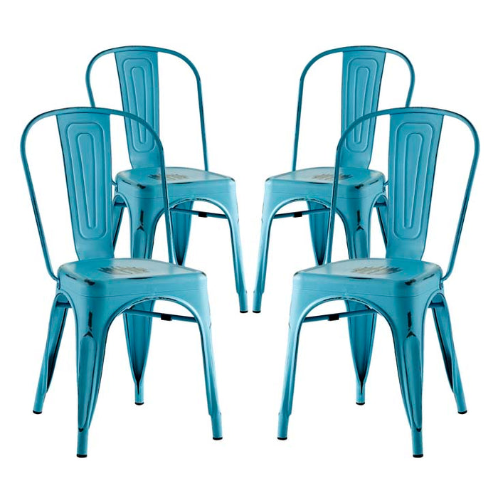 Promenade Set of 4 Dining Side Chair 2750-TRQ-SET