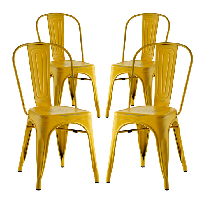 Promenade Dining Side Chair Set of 4 2750-YLW-SET