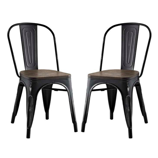 Promenade Set of 2 Dining Side Chair 2751-BLK-SET