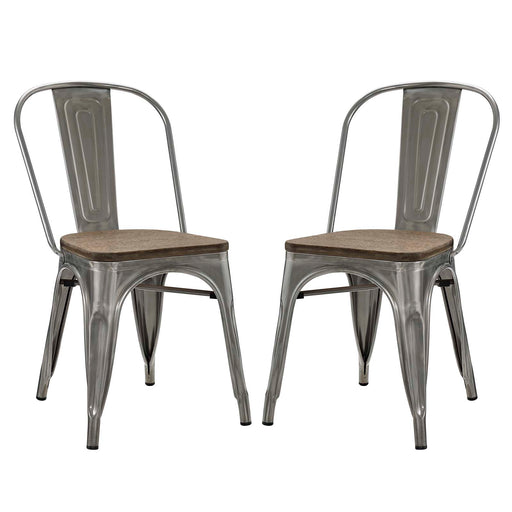 Promenade Dining Side Chair Set of 2 2751-GME-SET