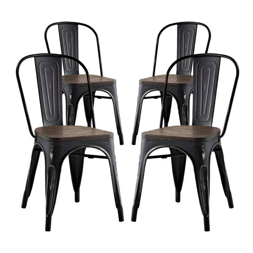 Promenade Set of 4 Dining Side Chair 2752-BLK-SET