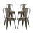 Promenade Set of 4 Dining Side Chair 2752-BRN-SET