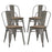 Promenade Set of 4 Dining Side Chair 2752-GME-SET