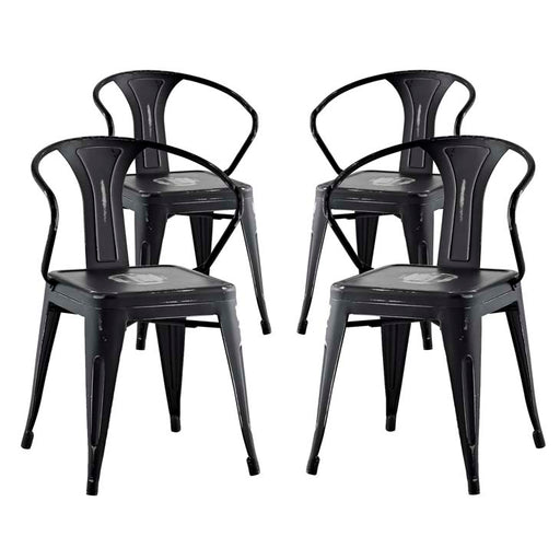 Promenade Set of 4 Dining Chair 2753-BLK-SET