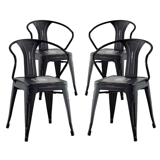 Promenade Dining Chair Set of 4 2753-BLK-SET