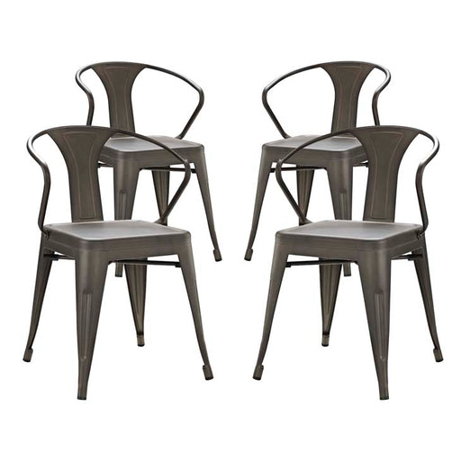 Promenade Set of 4 Dining Chair 2753-BRN-SET