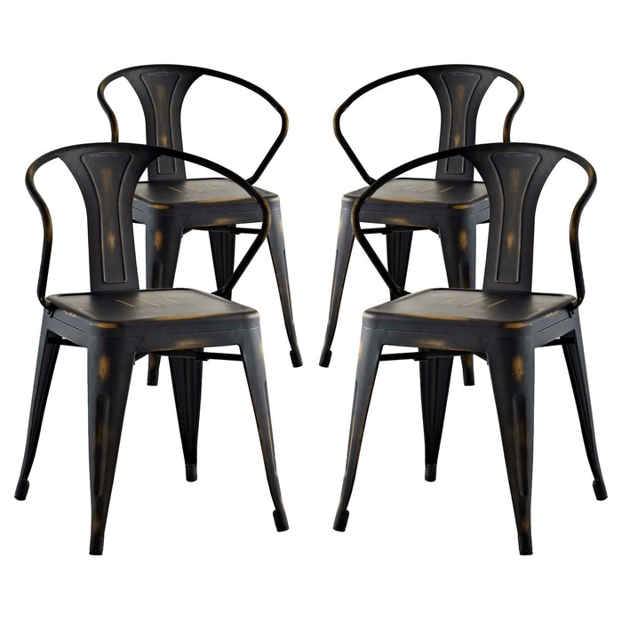 Promenade Dining Chair Set of 4 2753-COP-SET