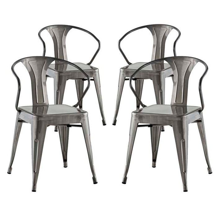 Promenade Set of 4 Dining Chair 2753-GME-SET