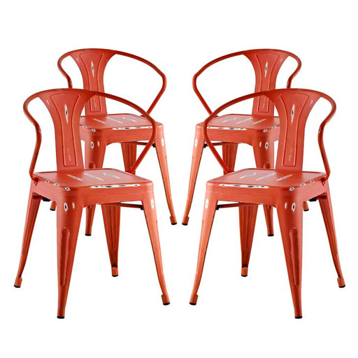 Promenade Set of 4 Dining Chair 2753-RED-SET