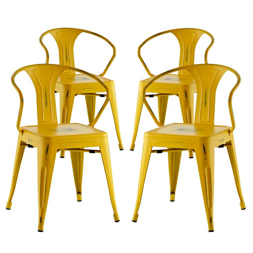 Promenade Set of 4 Dining Chair 2753-YLW-SET