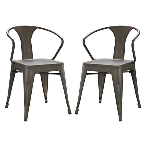 Promenade Set of 2 Dining Chair 2754-BRN-SET