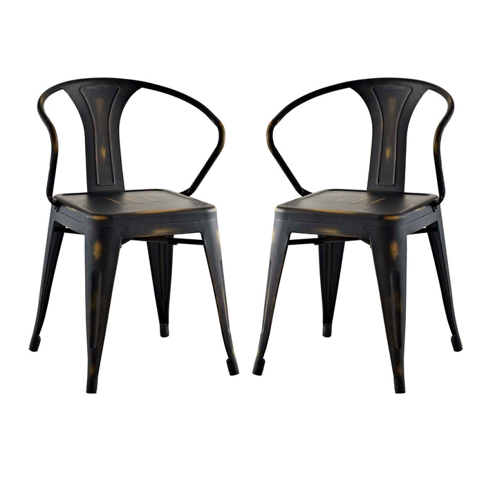 Promenade Dining Chair Set of 2 2754-COP-SET