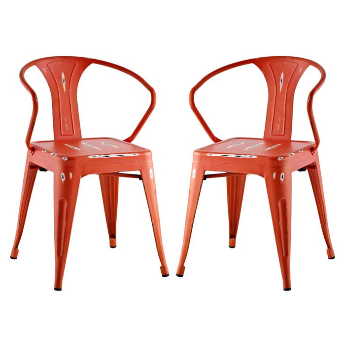 Promenade Set of 2 Dining Chair 2754-RED-SET