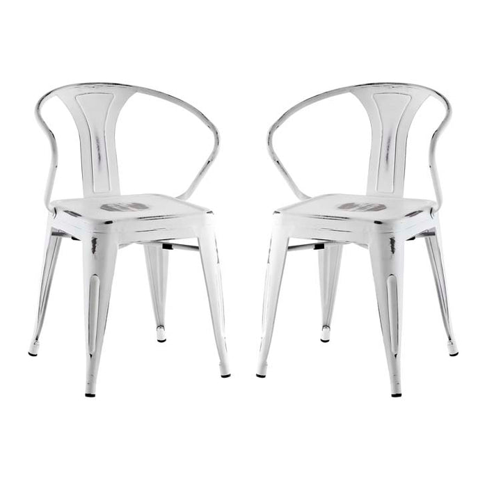 Promenade Set of 2 Dining Chair 2754-WHI-SET