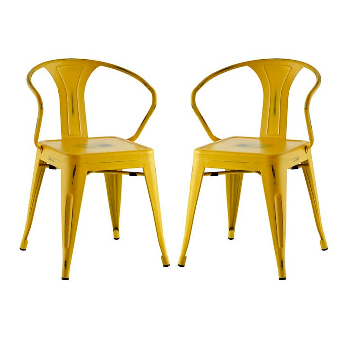 Promenade Set of 2 Dining Chair 2754-YLW-SET