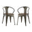 Promenade Set of 2 Bamboo Dining Chair 2755-BRN-SET