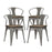 Promenade Bamboo Dining Chair Set of 4 2756-GME-SET