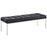 Loft Leather Bench 2782-BLK